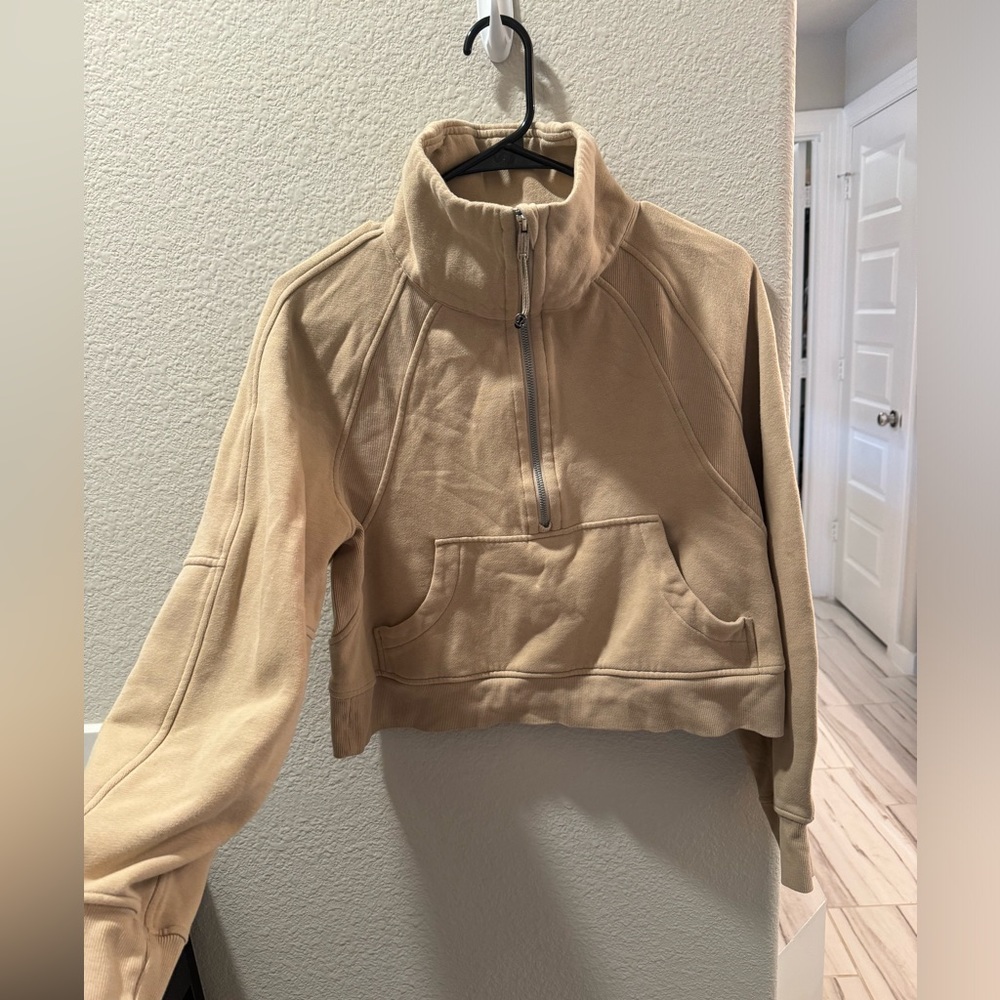 Lululemon scuba oversized funnel-neck half zip